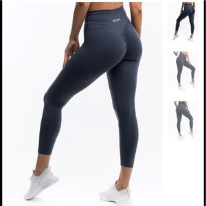 NWT ECHT Scrunch Leggings Blue Steel
